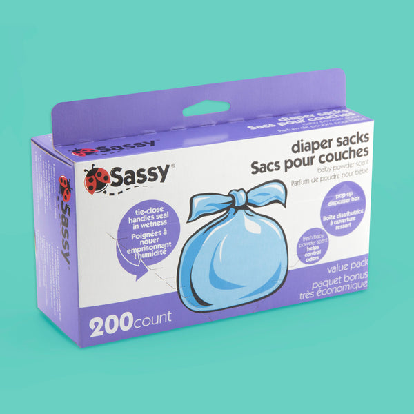 Disposable Diaper Sacks 200Ct – Sassy Baby